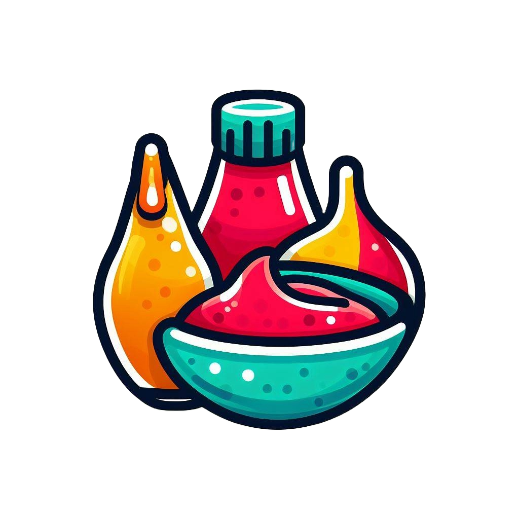 sause colorful icon with white background